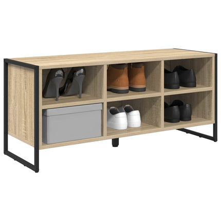 Sko skab 100 x 35 x 44 cm Konstrueret træ Sonoma