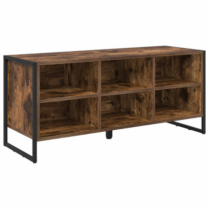 Sko skab 100 x 35 x 44 cm Konstrueret træ Røget Eg