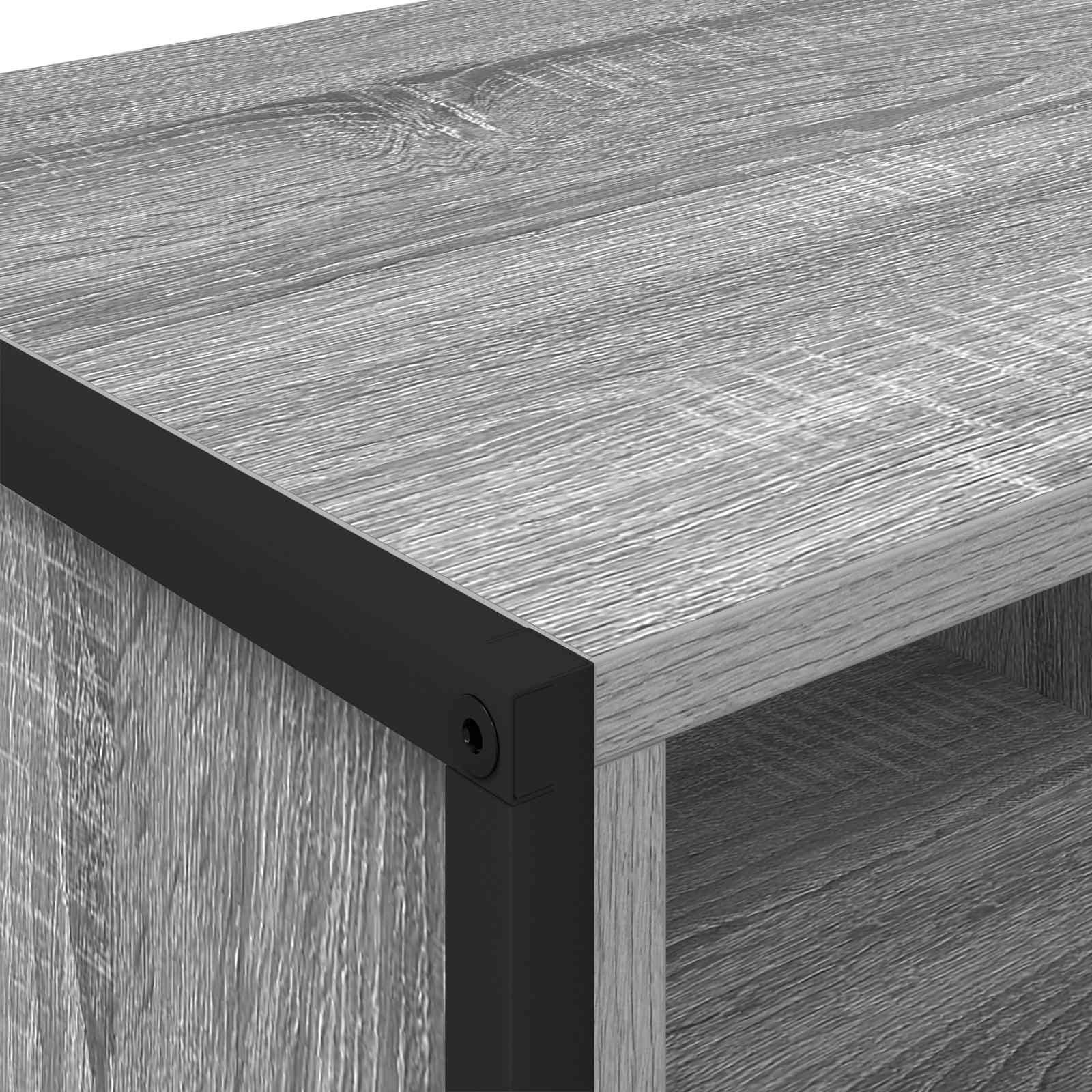 Sko skab Grå Sonoma 60 x 35 x 44 cm Konstrueret træ