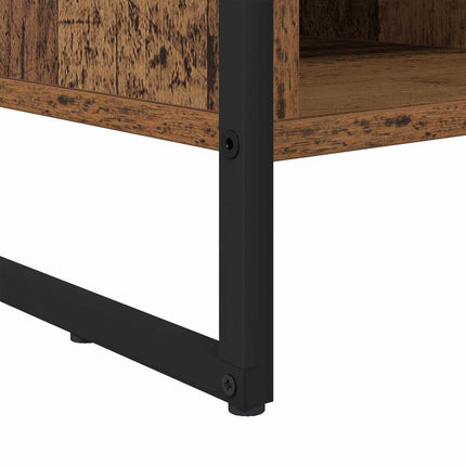 Sko skab 100 x 35 x 44 cm Konstrueret træ Gammelt træ