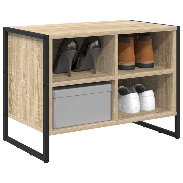Sko skab med opbevaring Sonoma 60 x 35 x 44 cm Konstrueret træ
