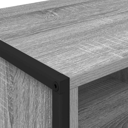 Sko skab 60 x 35 x 44 cm Konstrueret træ Grå Sonoma
