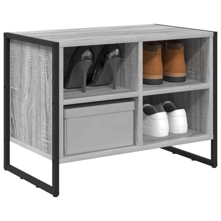Sko skab 60 x 35 x 44 cm Konstrueret træ Grå Sonoma