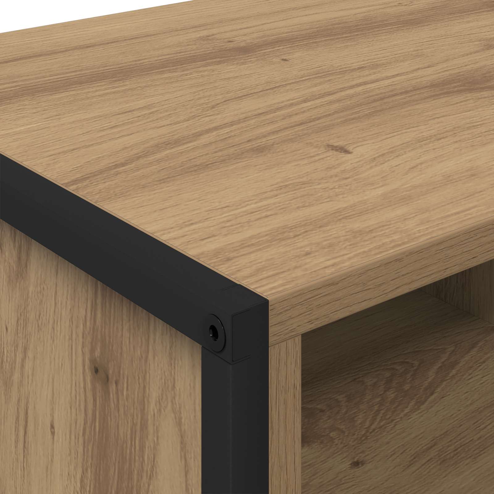 Sko skab Artisan eg 60 x 35 x 44 cm Konstrueret træ