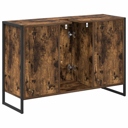 Badeværelsesskab Røget Eg 90 x 30 x 60 cm Konstrueret træ
