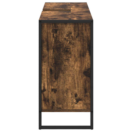 Badeværelsesskab Røget Eg 90 x 30 x 60 cm Konstrueret træ