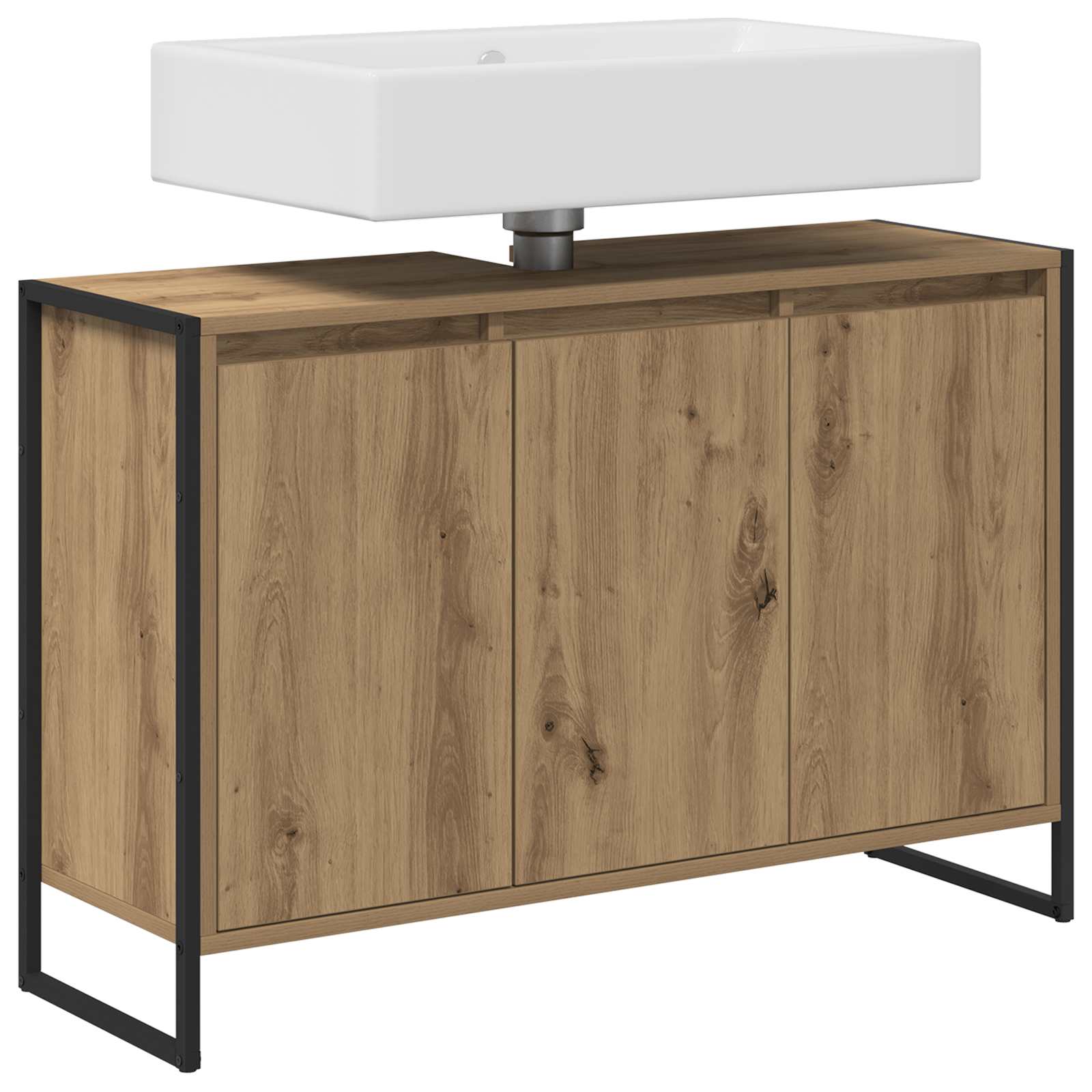 Badeværelsesskab Artisan eg 90 x 30 x 60 cm Konstrueret træ