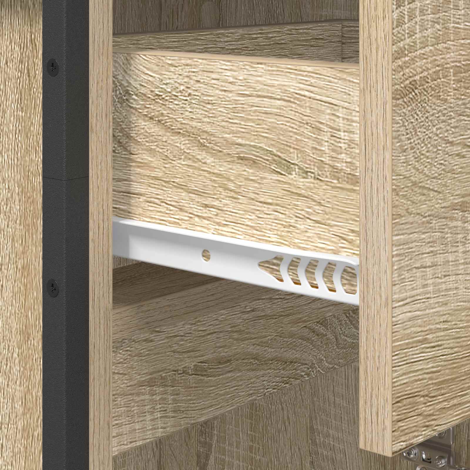 Badeværelsesskab Sonoma 40 x 30 x 180 cm Konstrueret træ