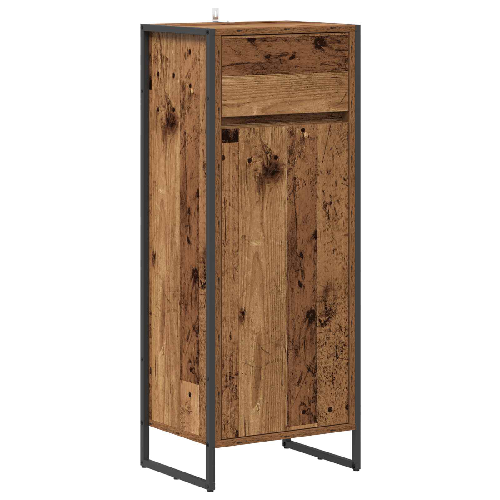 Badeværelsesskab Gammelt træ 40 x 30 x 100 cm Konstrueret træ