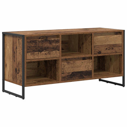 TV-skab 100 x 36 x 49,5 cm Gammelt træ Konstrueret træ