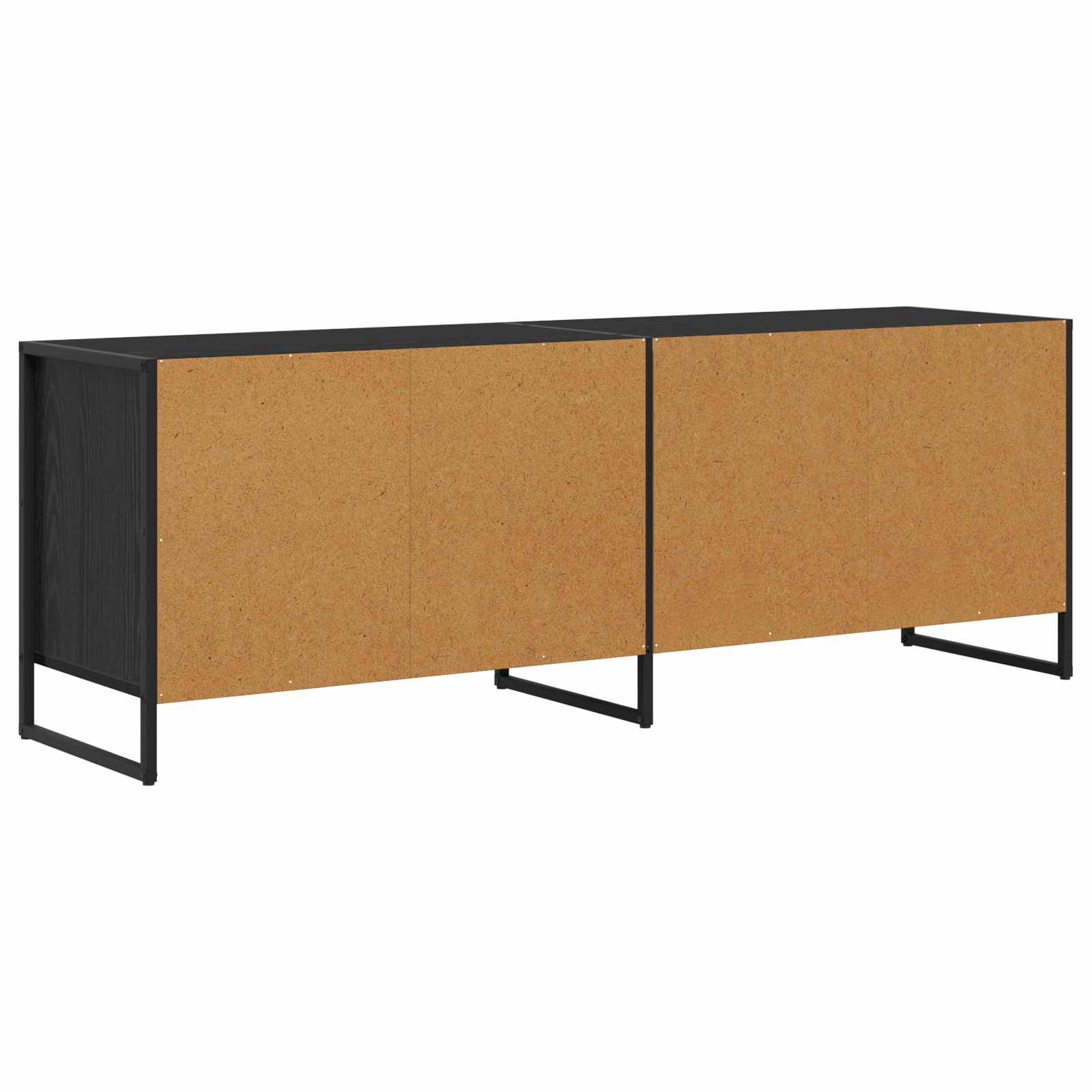 TV-skab Sort eg 140 x 36 x 49.5 cm Konstrueret træ