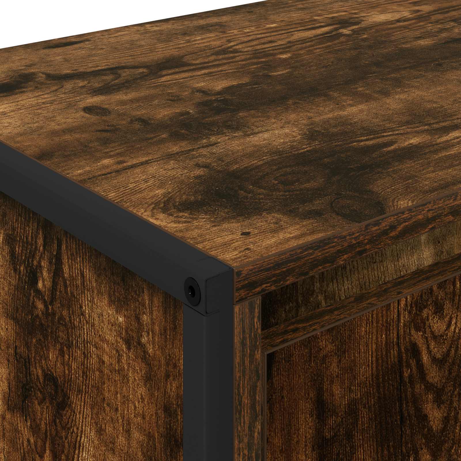 TV-skab Røget Eg 140 x 36 x 49.5 cm Konstrueret træ