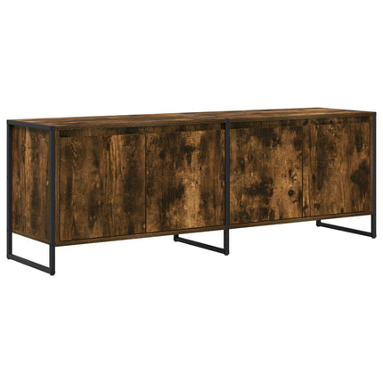 TV-skab 140 x 36 x 49.5 cm Røget Eg Konstrueret træ