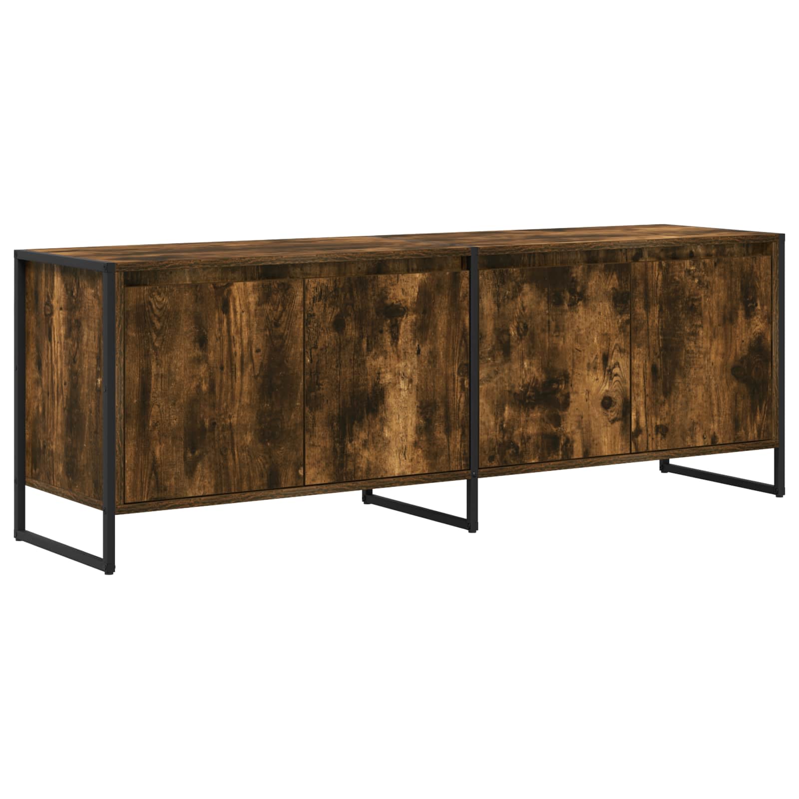 TV-skab Røget Eg 140 x 36 x 49.5 cm Konstrueret træ