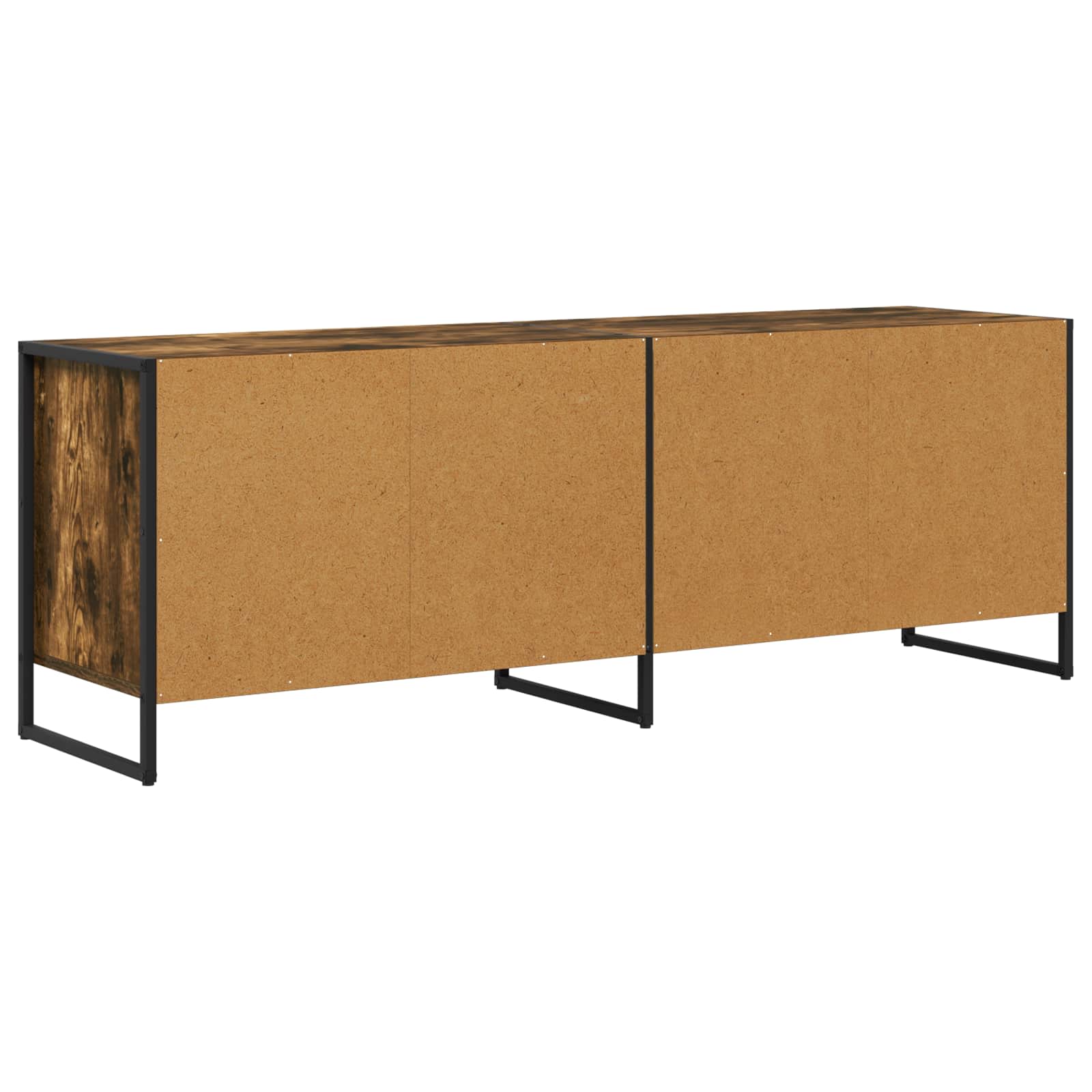 TV-skab Røget Eg 140 x 36 x 49.5 cm Konstrueret træ