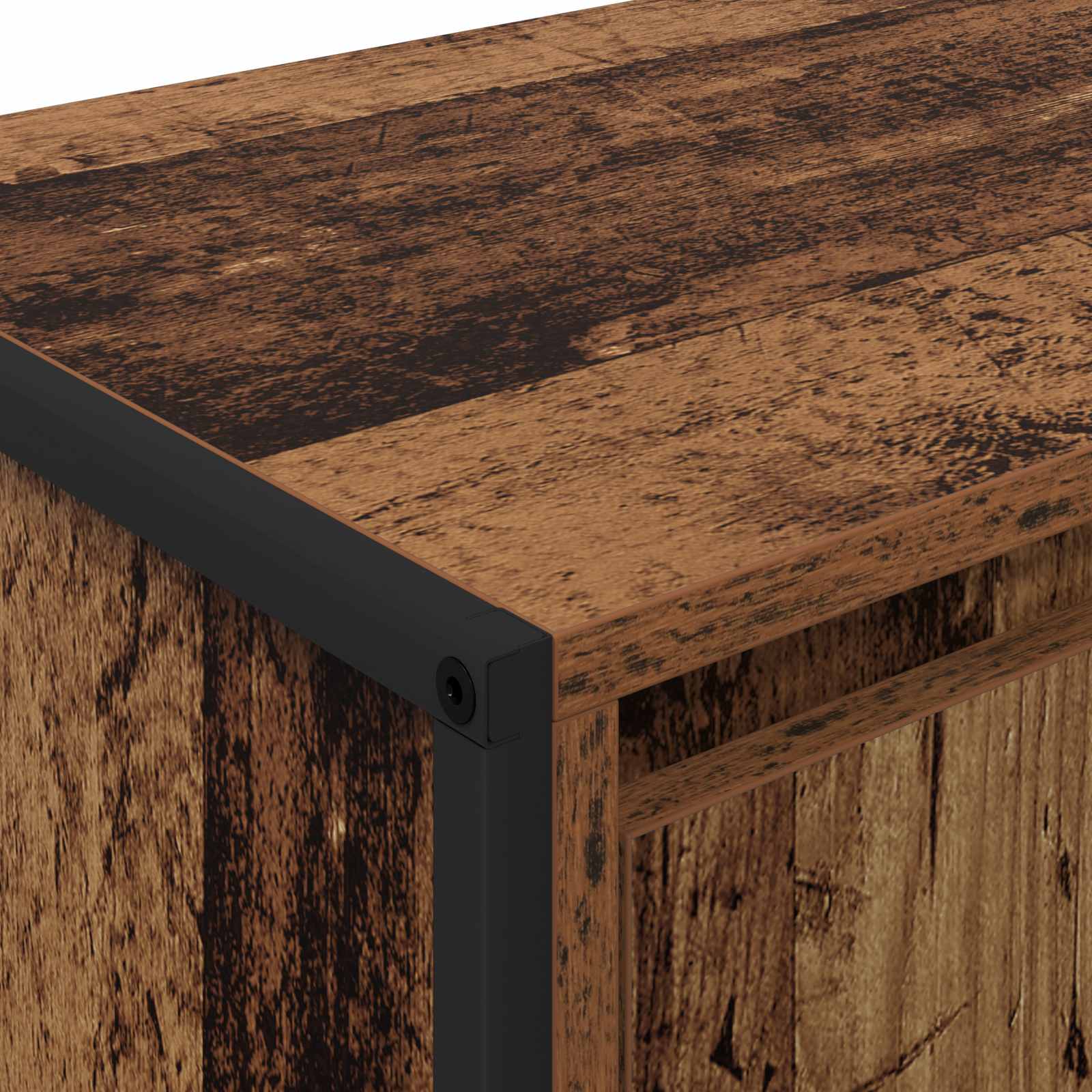 TV-skab Gammelt træ 140 x 36 x 49.5 cm Konstrueret træ