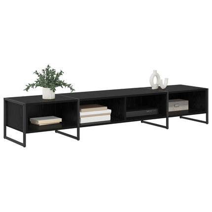 TV-skab 170.5 x 36 x 30.5 cm Sort eg Konstrueret træ