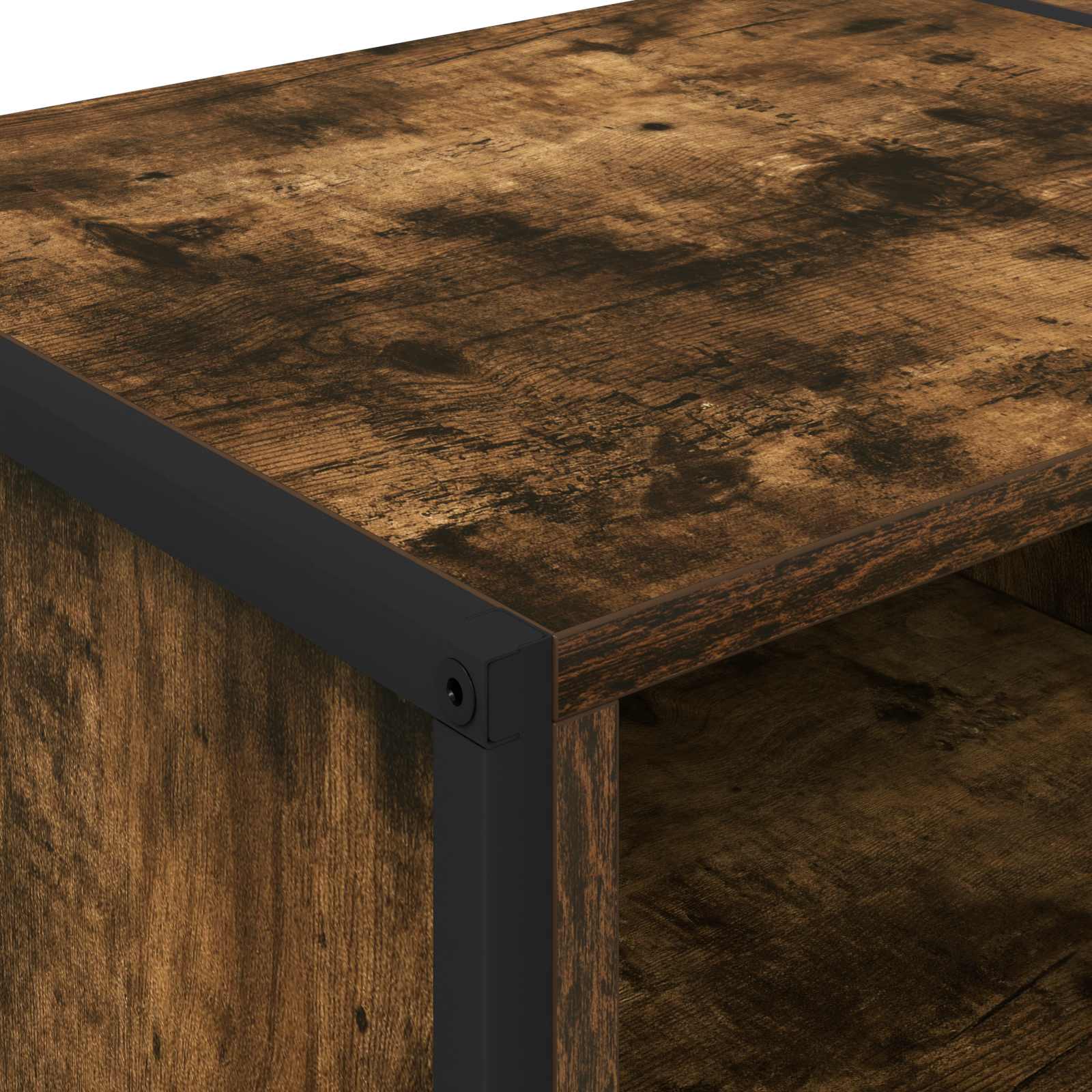 TV-skab Røget Eg 170.5 x 36 x 30.5 cm Konstrueret træ