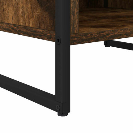 TV-skab 170.5 x 36 x 30.5 cm Røget Eg Konstrueret træ