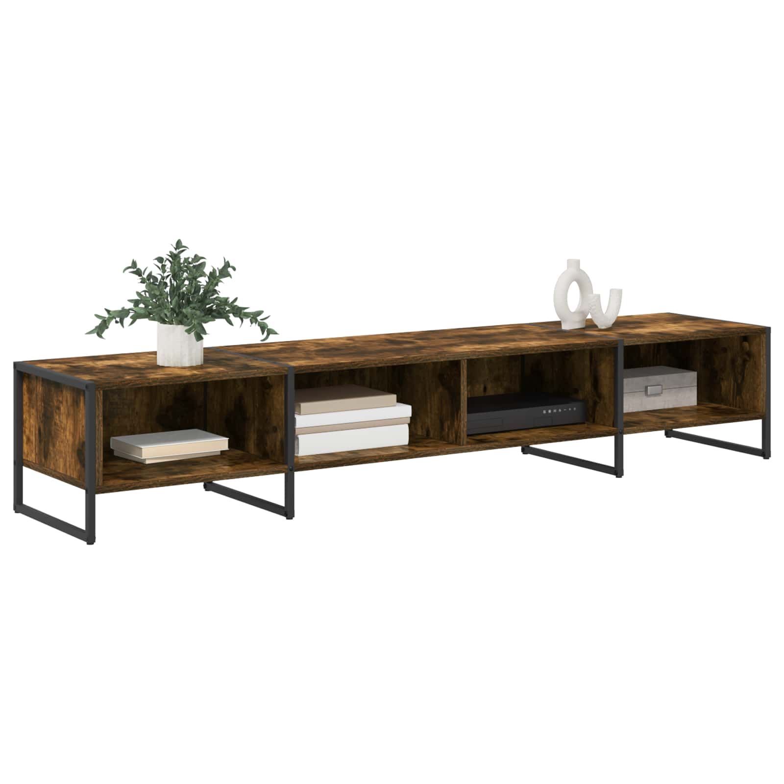 TV-skab Røget Eg 170.5 x 36 x 30.5 cm Konstrueret træ