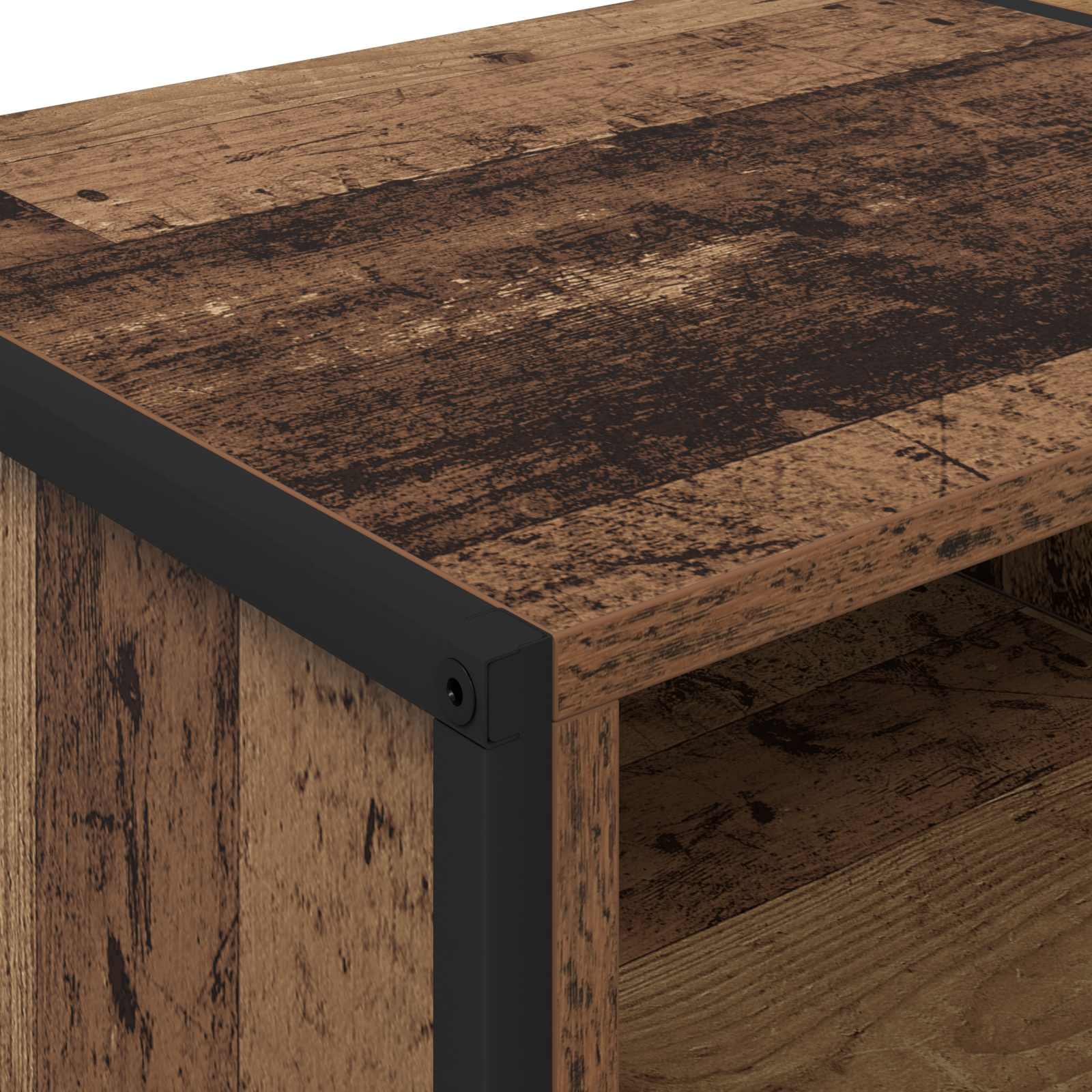 TV-skab Gammelt træ 170.5 x 36 x 30.5 cm Konstrueret træ