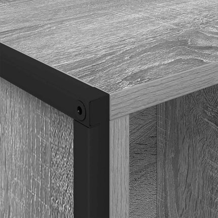Bogskab 99,5 x 30 x 108,5 cm Konstrueret træ Grå Sonoma
