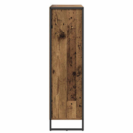 Bogskab 99,5 x 30 x 108,5 cm Konstrueret træ Gammelt træ