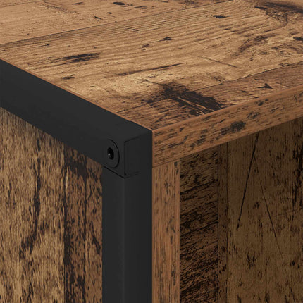 Bogskab 99,5 x 30 x 108,5 cm Konstrueret træ Gammelt træ