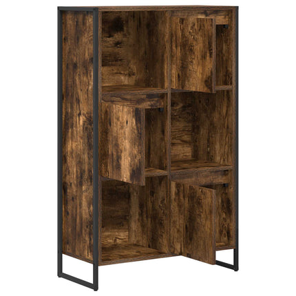 Bogskab 68 x 30 x 108.5 cm Konstrueret træ Røget Eg