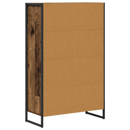 Bogskab 68 x 30 x 108.5 cm Konstrueret træ Gammelt træ