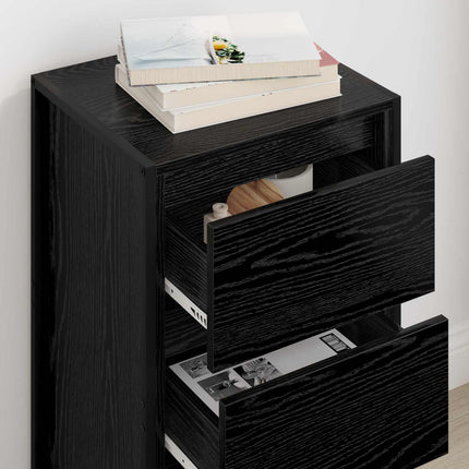 Sideboard Sort eg 42 x 36 x 75.5 cm Konstrueret træ