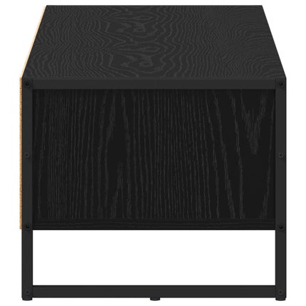 TV-skab 100 x 36,5 x 30,5 cm Sort eg Konstrueret træ