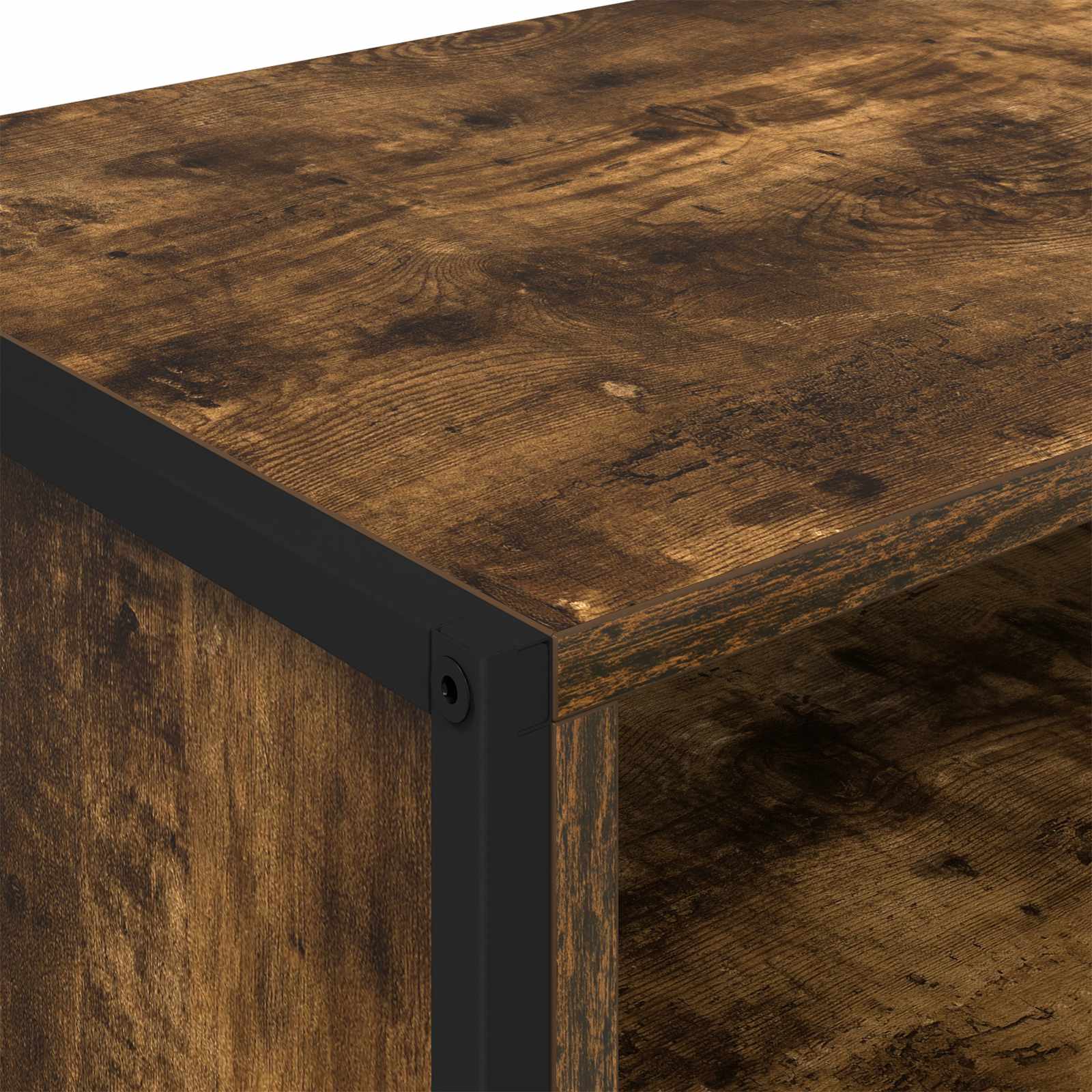 TV-skab Røget Eg 100 x 36,5 x 30,5 cm Konstrueret træ