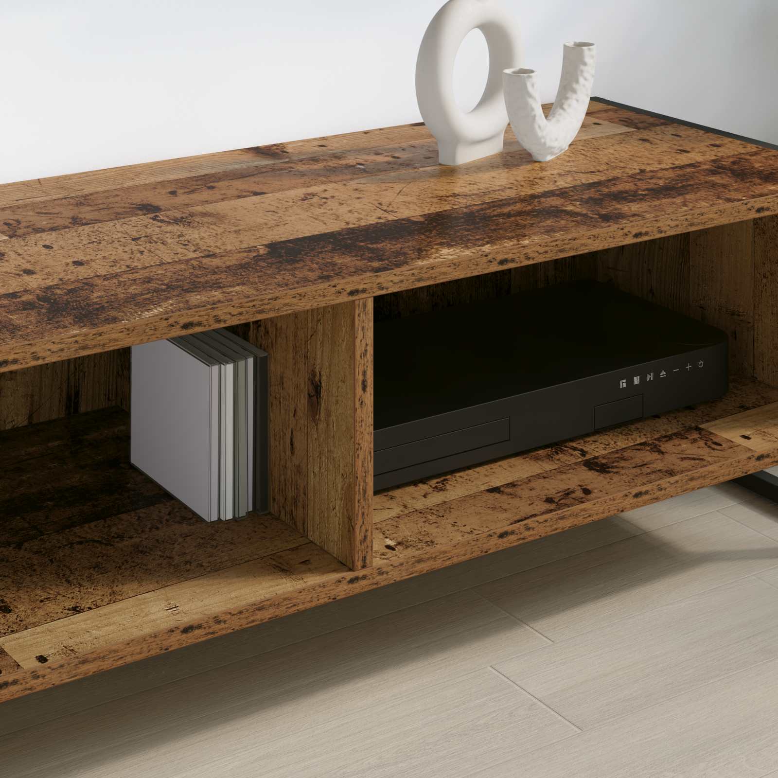 TV-skab Gammelt træ 100 x 36,5 x 30,5 cm Konstrueret træ