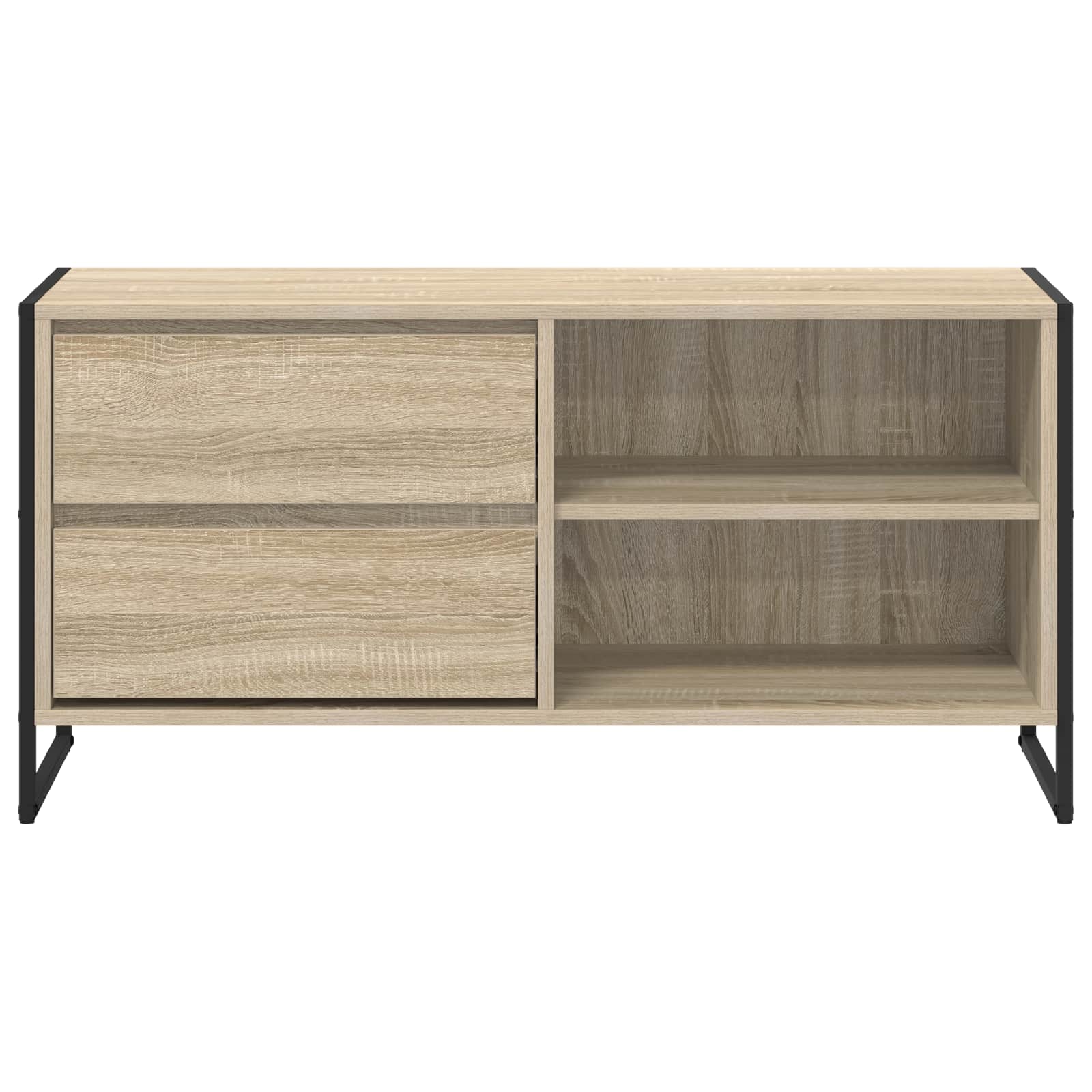 TV-skab med skuffe Sonoma 100 x 36 x 49,5 cm Konstrueret træ