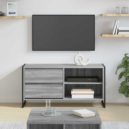 TV-skab 100 x 36 x 49,5 cm Grå Sonoma Konstrueret træ