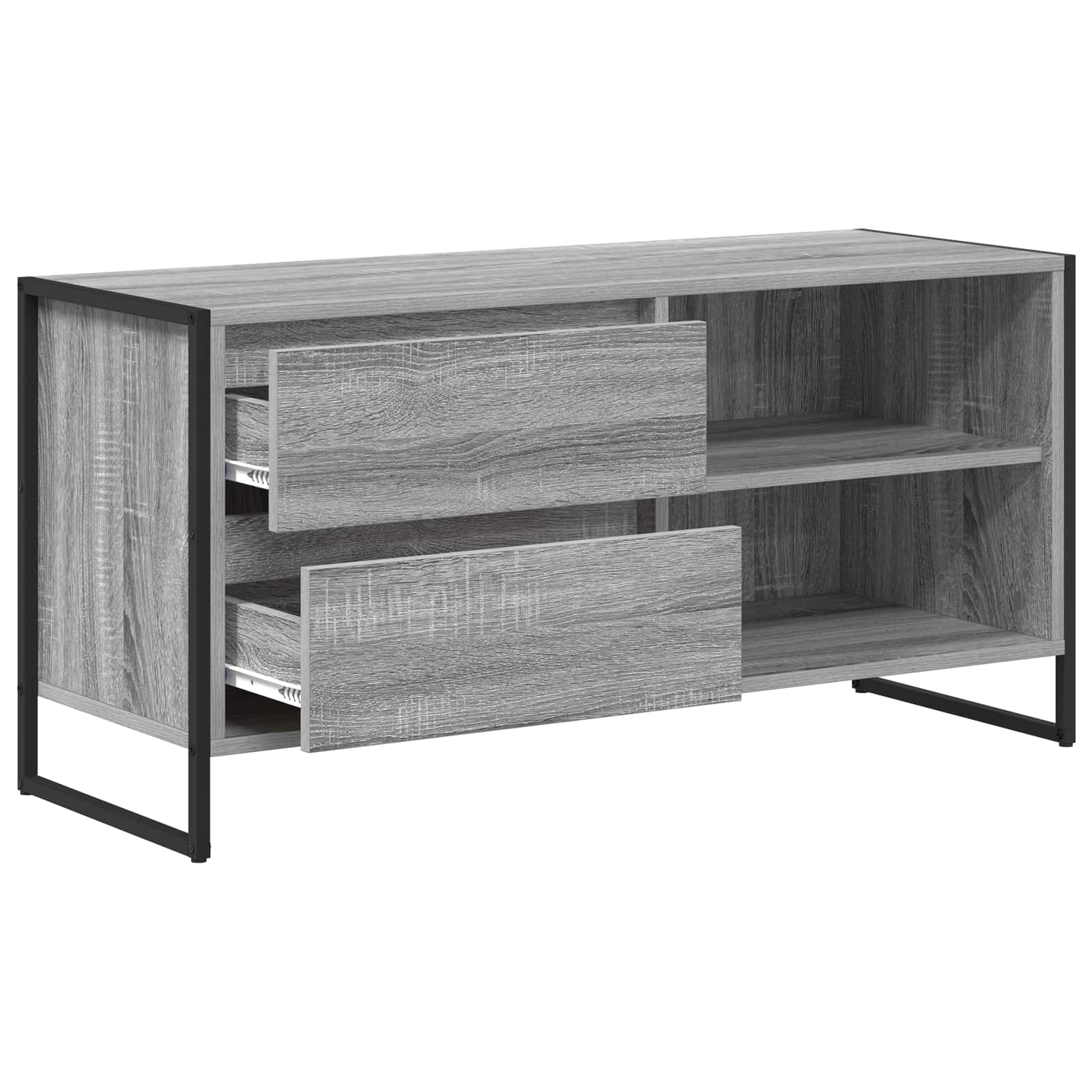 TV-skab Grå Sonoma 100 x 36 x 49,5 cm Konstrueret træ
