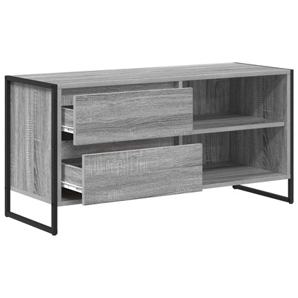TV-skab 100 x 36 x 49,5 cm Grå Sonoma Konstrueret træ