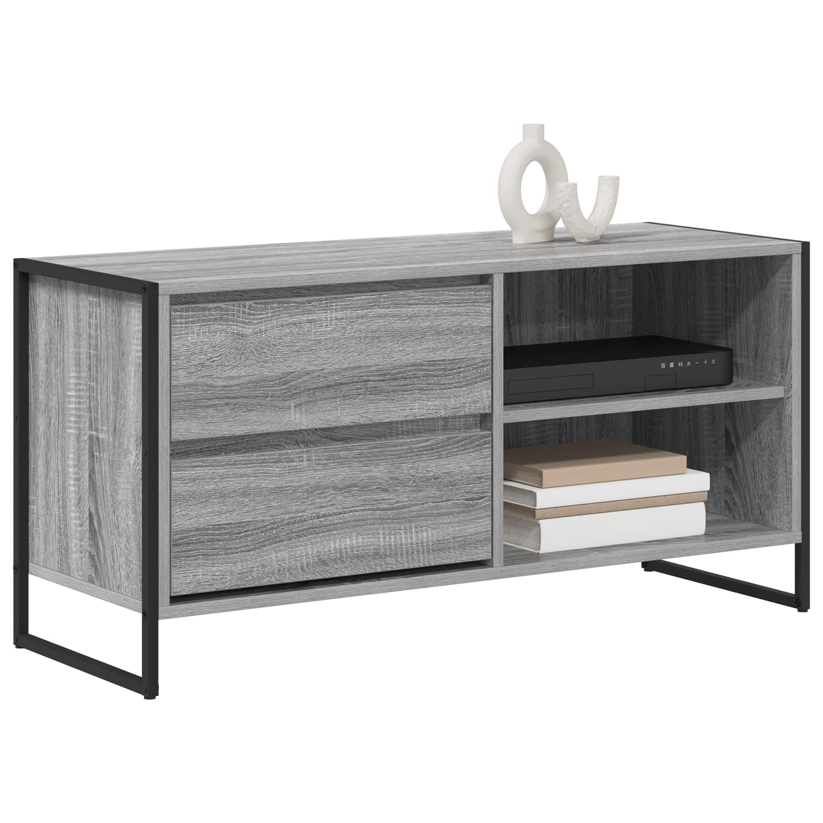TV-skab Grå Sonoma 100 x 36 x 49,5 cm Konstrueret træ