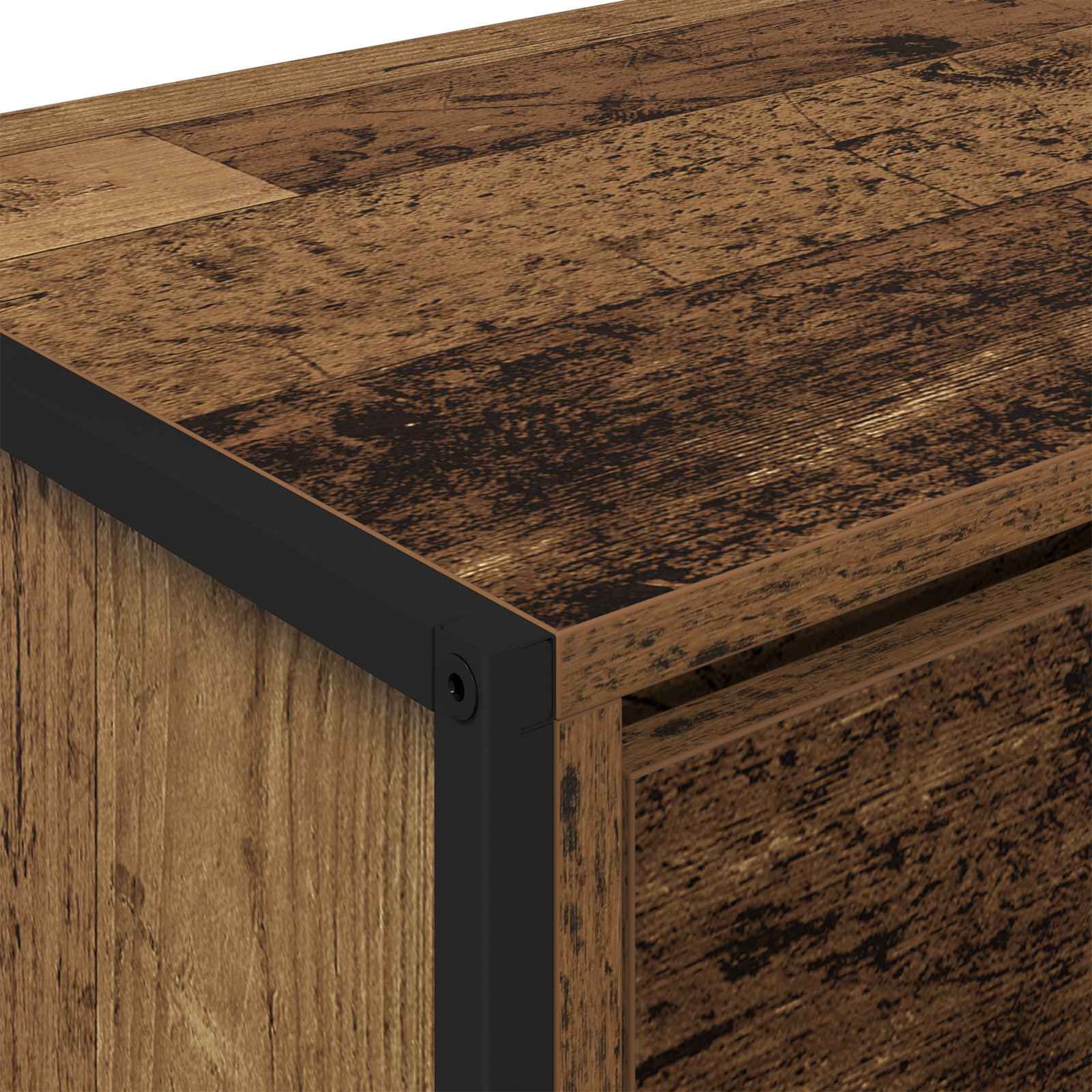 TV-skab Gammelt træ 100 x 36 x 49,5 cm Konstrueret træ