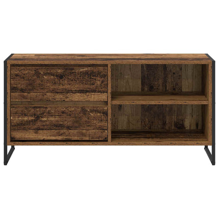 TV-skab 100 x 36 x 49,5 cm Gammelt træ Konstrueret træ