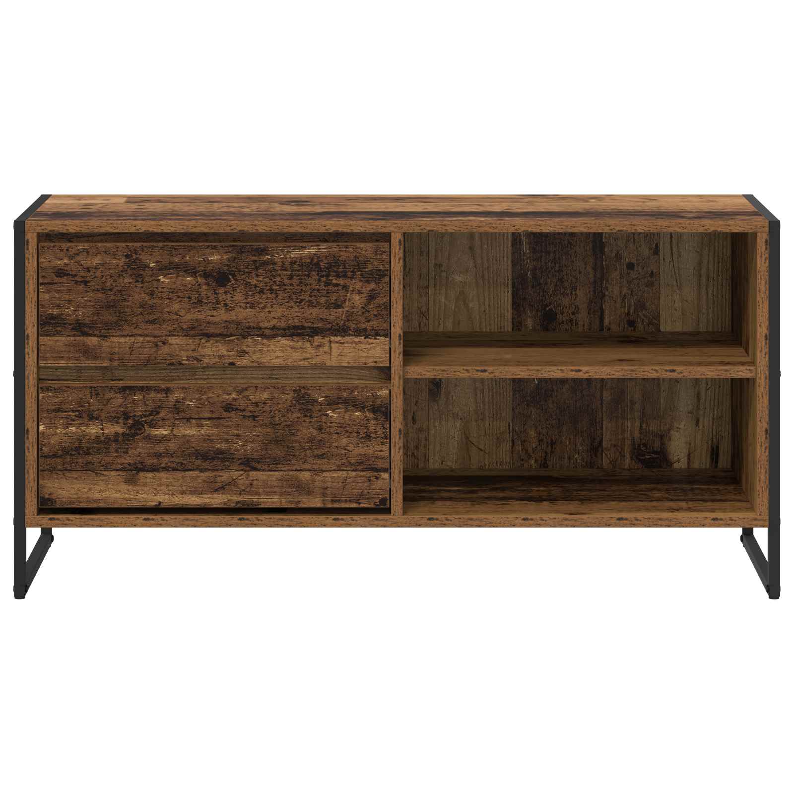 TV-skab Gammelt træ 100 x 36 x 49,5 cm Konstrueret træ