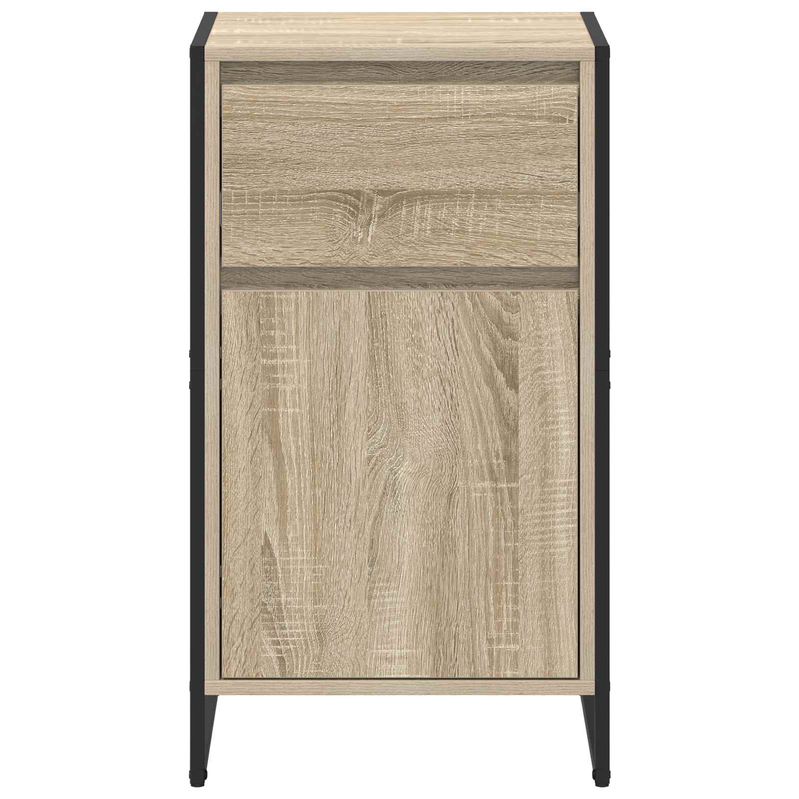 Sideboard med skuffe Sonoma 43 x 36 x 75,5 cm Konstrueret træ