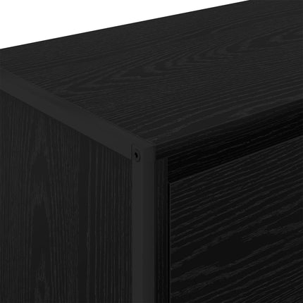 Sideboard Sort eg 79 x 36 x 75.5 cm Konstrueret træ