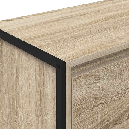 Sideskab Sonoma 79 x 36 x 75 cm Konstrueret træ