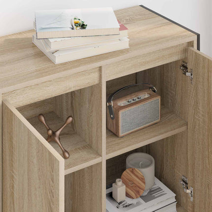 Sideskab Sonoma 79 x 36 x 75 cm Konstrueret træ