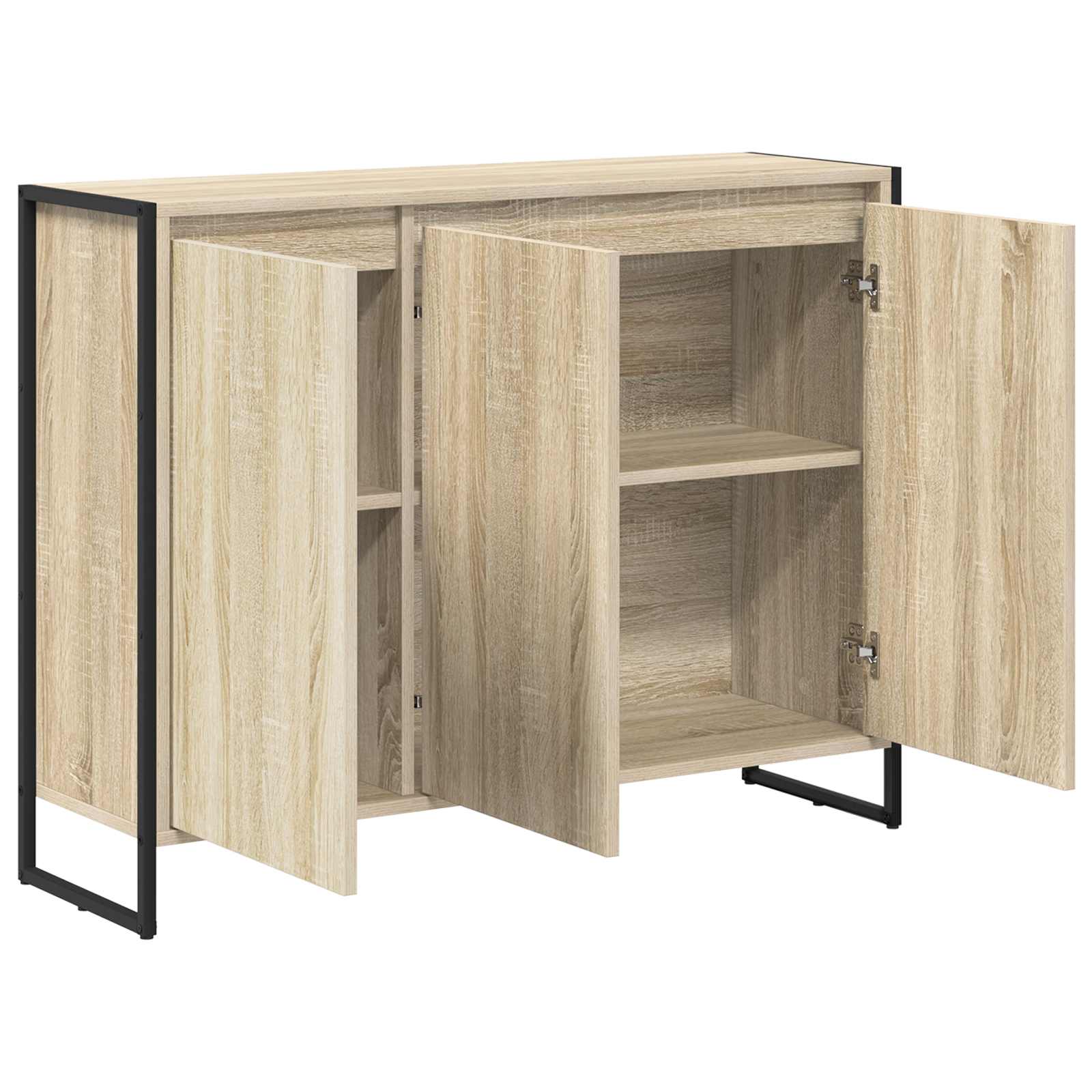 Sideskab Sonoma 96,5 x 30 x 75 cm Konstrueret træ