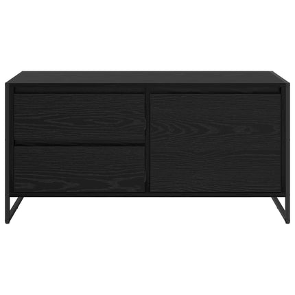 TV-skab 100 x 36 x 49,5 cm Sort eg Konstrueret træ