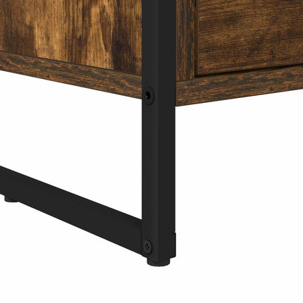 TV-skab med skuffe Røget Eg 100 x 36 x 49,5 cm Konstrueret træ