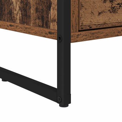 TV-skab 100 x 36 x 49,5 cm Gammelt træ Konstrueret træ